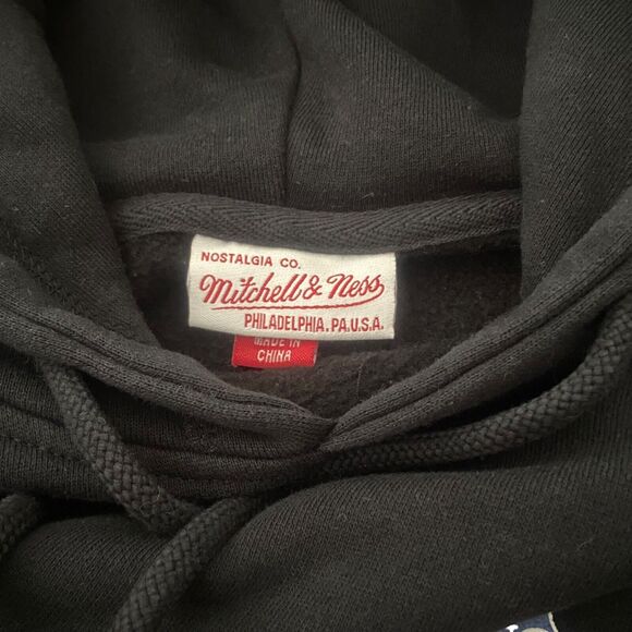 Mitchell & Ness NFL Black Pullover Hoodie Men's Size L Long Sleeve WE RUN AS ONE - Picture 8 of 11